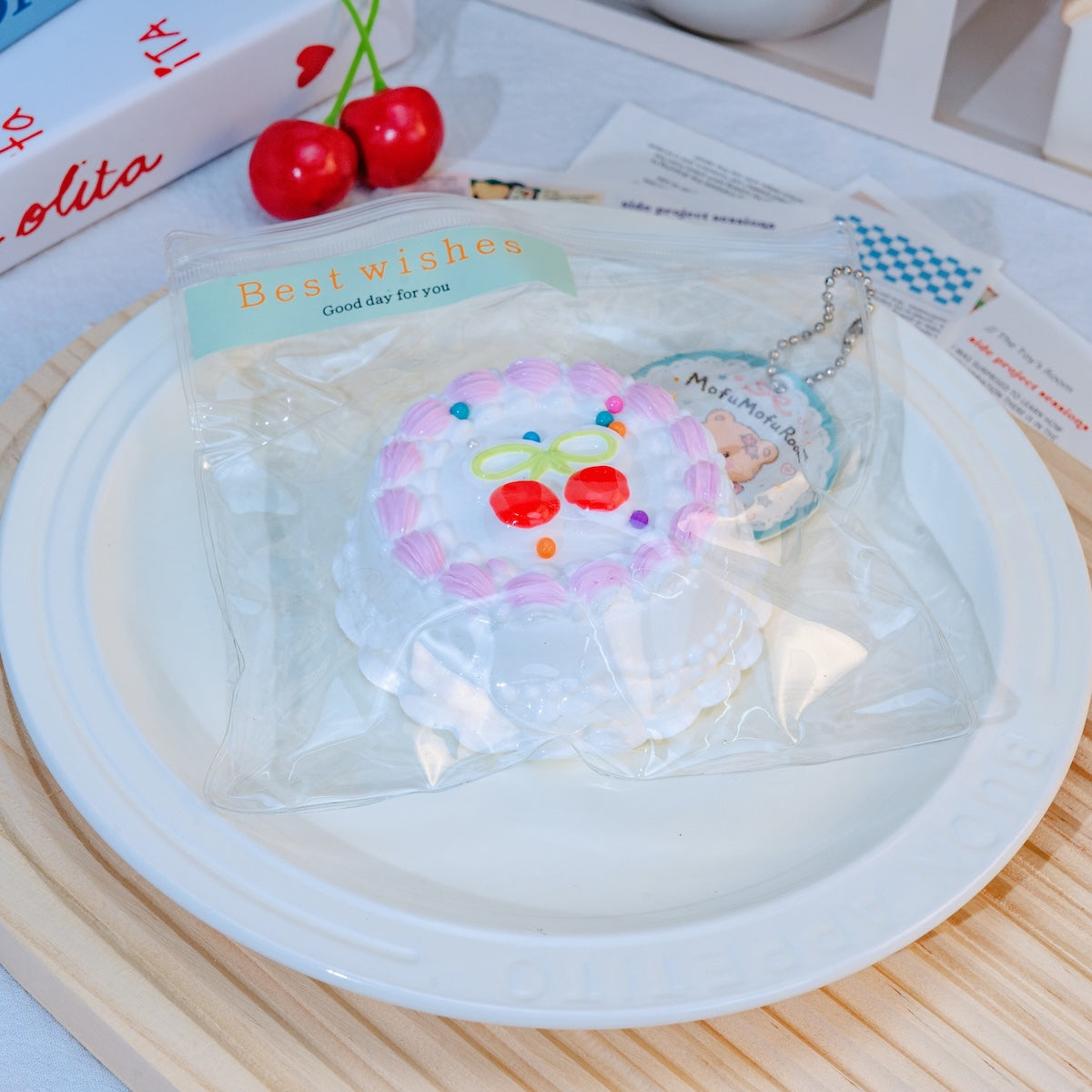 キュートケーキシリーズ チェリーベア豆乳