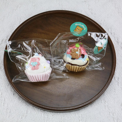 カラースプレーカップケーキ